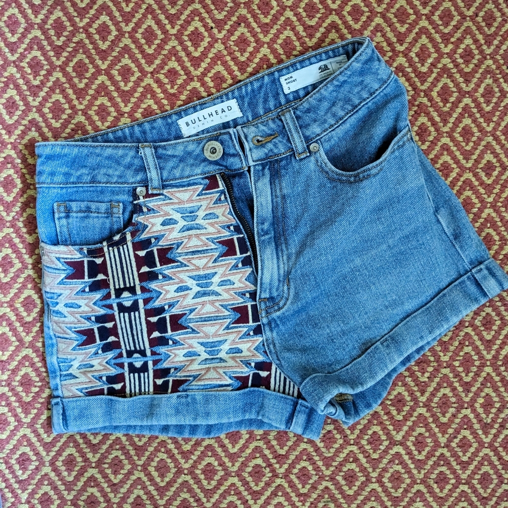 Bullhead denim mom shorts